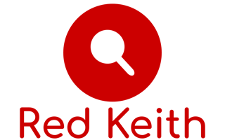 The Red Keith logo,  a private investigation firm in Bellevue, Washington